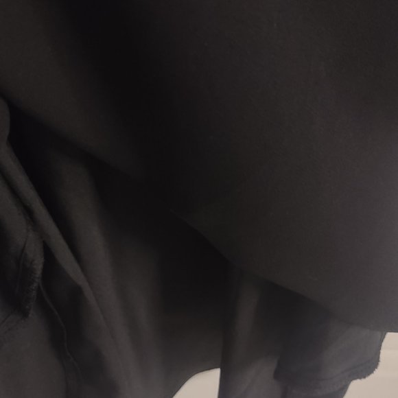 Apt. 9 Black Crepe Shirt Dress with pockets - Picture 5 of 7